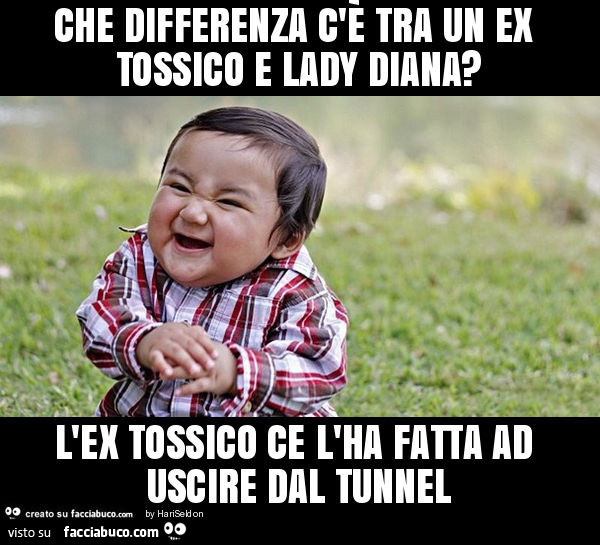 Che differenza c è tra un ex tossico e lady diana L ex tossico ce l