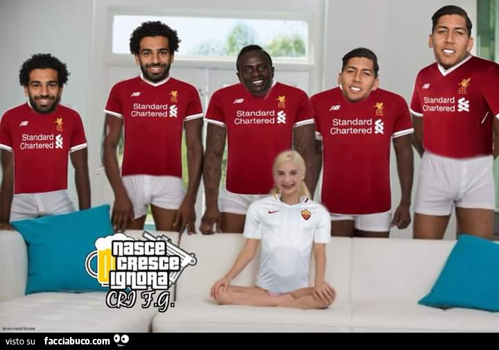 Liverpool Gang Bang contro la Roma