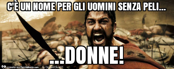 C'è un nome per gli uomini senza peli… donne