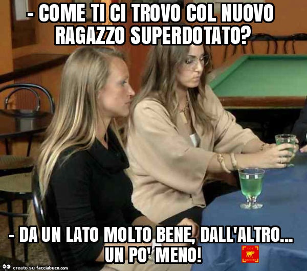 Come ti ci trovo col nuovo ragazzo superdotato? - Da un lato molto bene, dall'altro… un po' meno