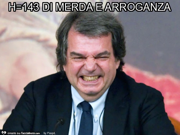 H=143 di merda e arroganza