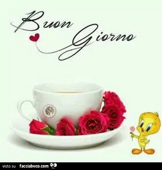 Caffè e rose. Buon Giorno