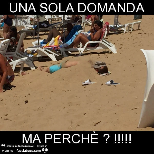 Una sola domanda ma perchè?