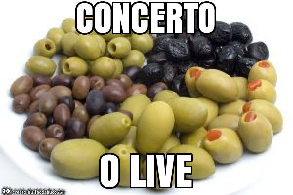 Concerto o live