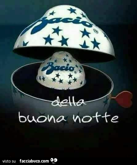 Bacio Perugina della buona notte
