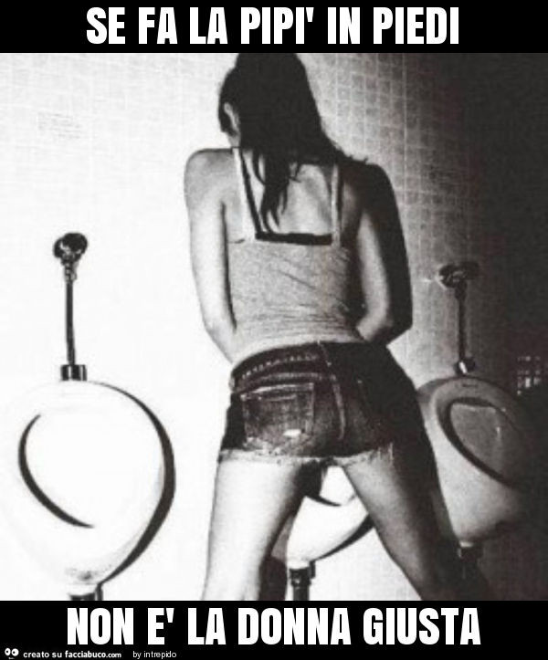 immagini di donne che fanno pipì