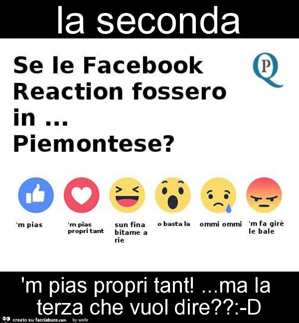 La seconda 'm pias propri tant! &hellip; ma la terza che vuol dire? : -D
