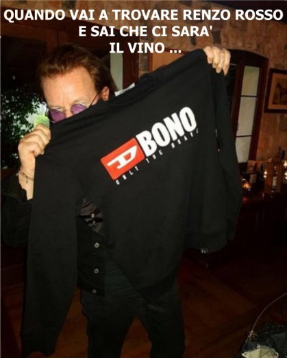 Bono Vox Renzo Rosso Vino Bassano del Grappa