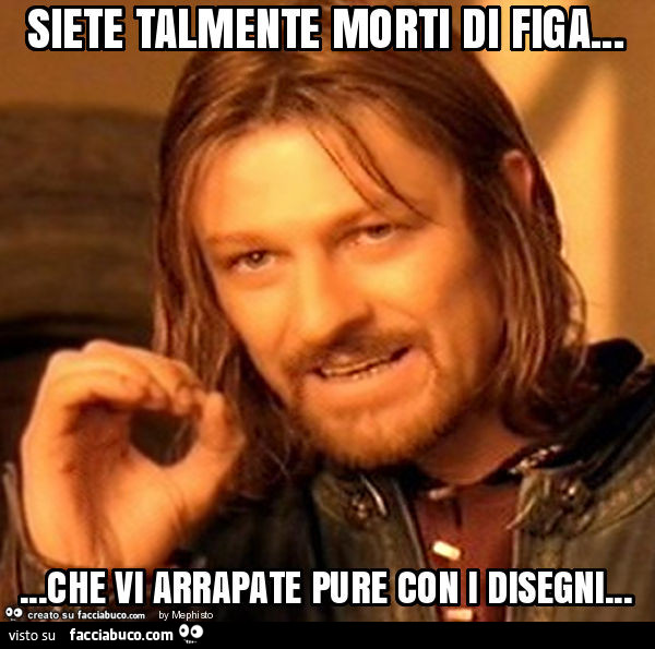 Siete talmente morti di figa… che vi arrapate pure con i disegni