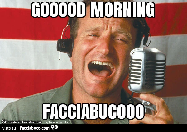Gooood morning facciabucooo