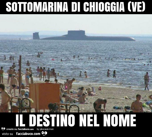 Sottomarina di chioggia (ve) il destino nel nome