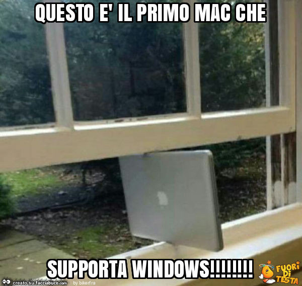 Questo è il primo mac che supporta windows