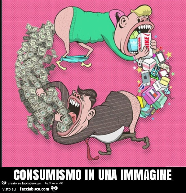 Consumismo in una immagine