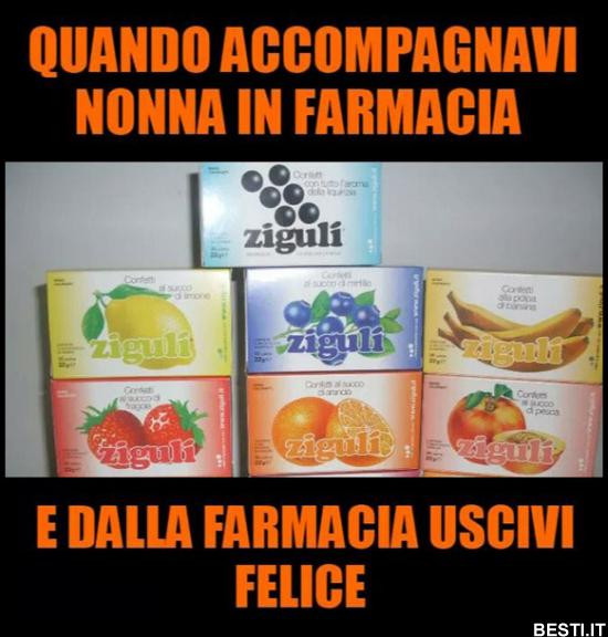 Quando accompagnati la nonna in farmacia