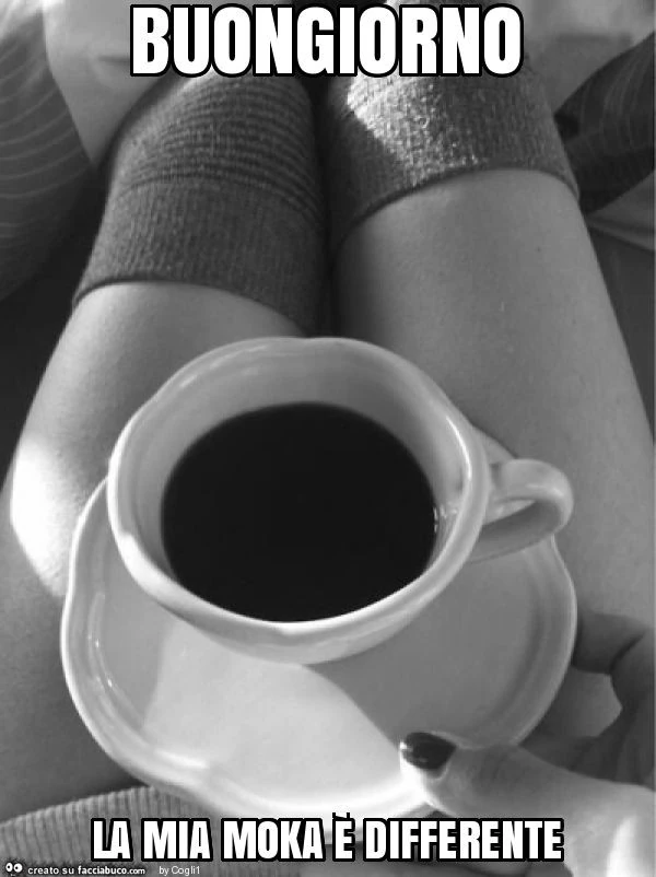 Buongiorno la mia moka È differente