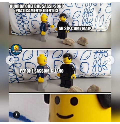 Sassi identici sassomigliano