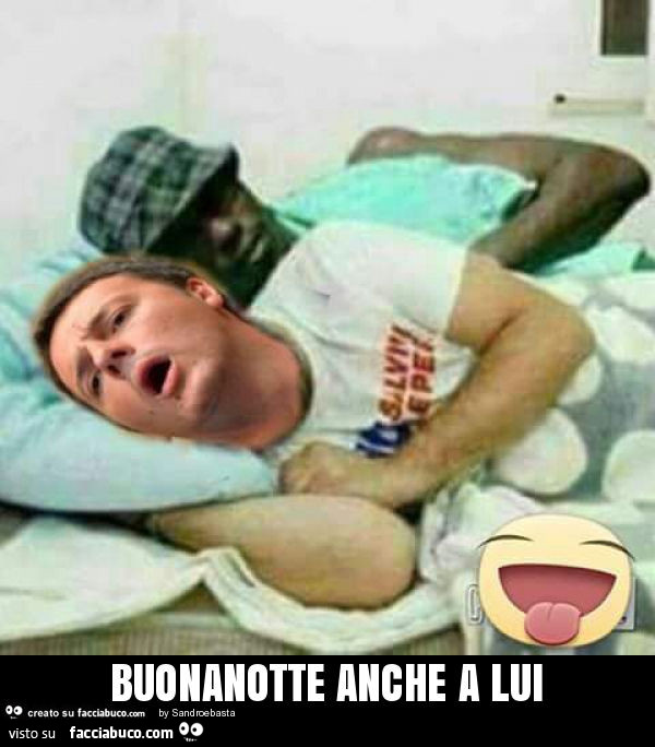Buonanotte anche a lui, a Renzi a letto con il negro di whatsapp