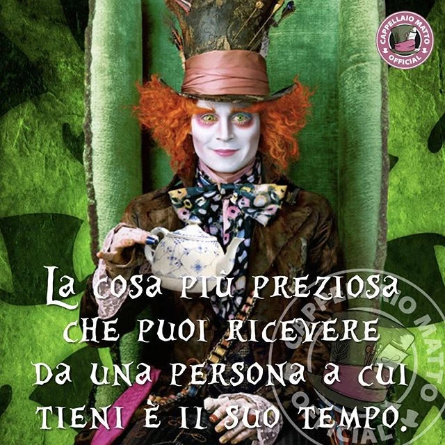 La cosa più preziosa che puoi ricevere da una persona a cui tieni è il suo tempo