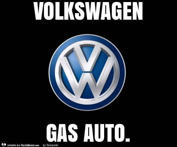 Volkswagen gas auto
