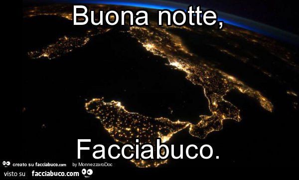 Buona notte, facciabuco
