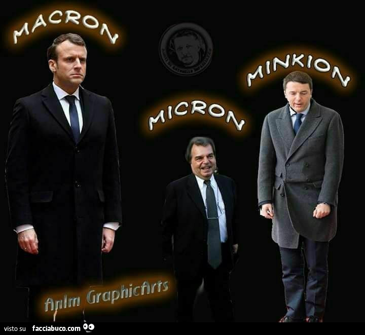 Macron. Micron Minkion