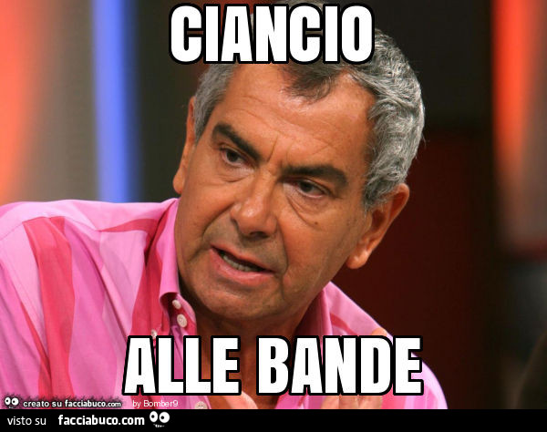 Ciancio alle bande
