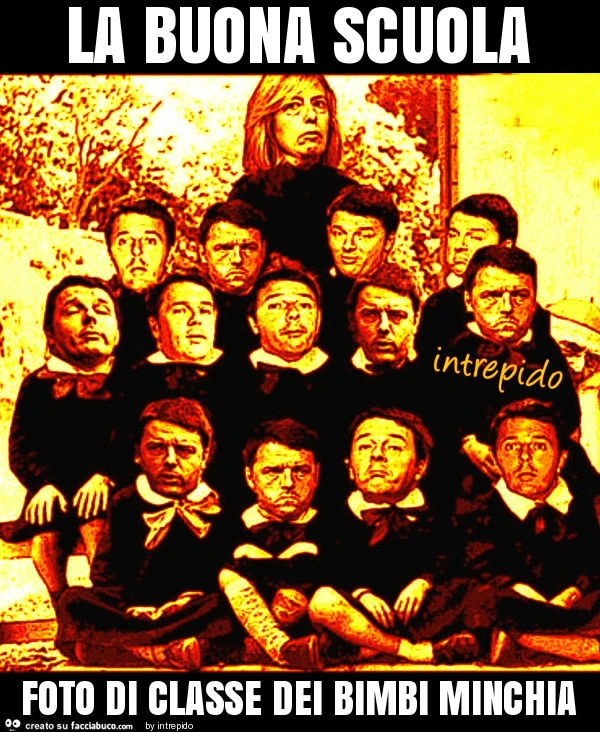 la-buona-scuola-foto-di-classe-dei-bimbi-minchia-facciabuco