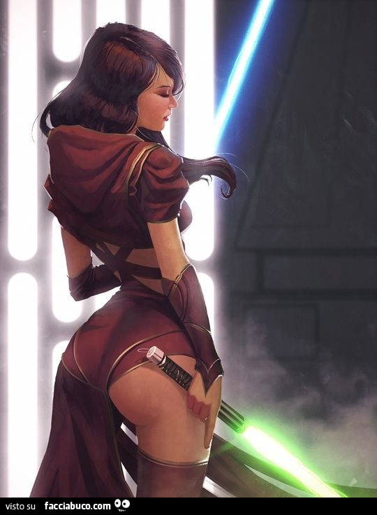 Cavaliera Jedi sexy