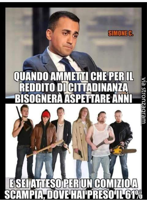Quando ammetti che per il reddito di cittadinanza bisognerà aspettare anni