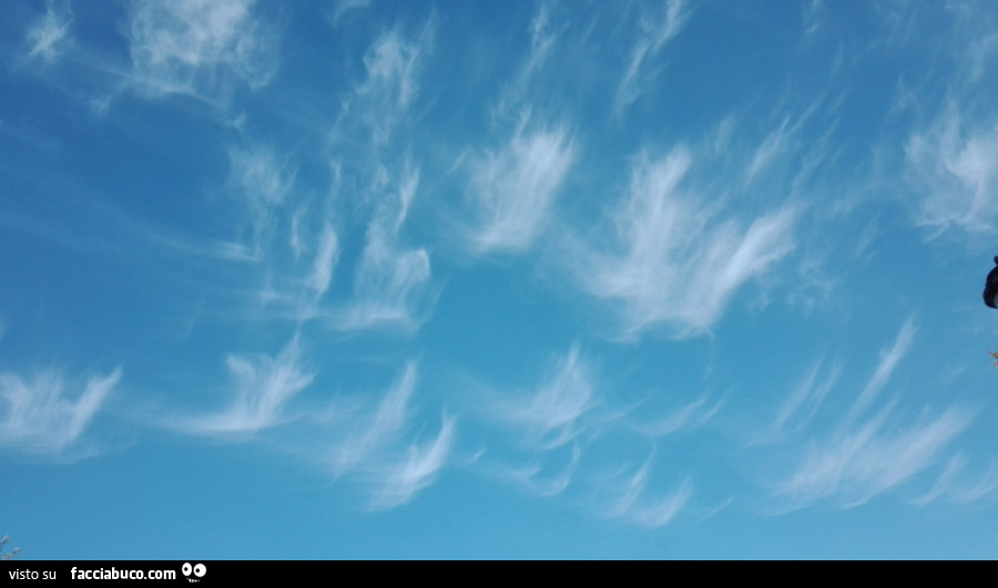 Foto del cielo azzurro