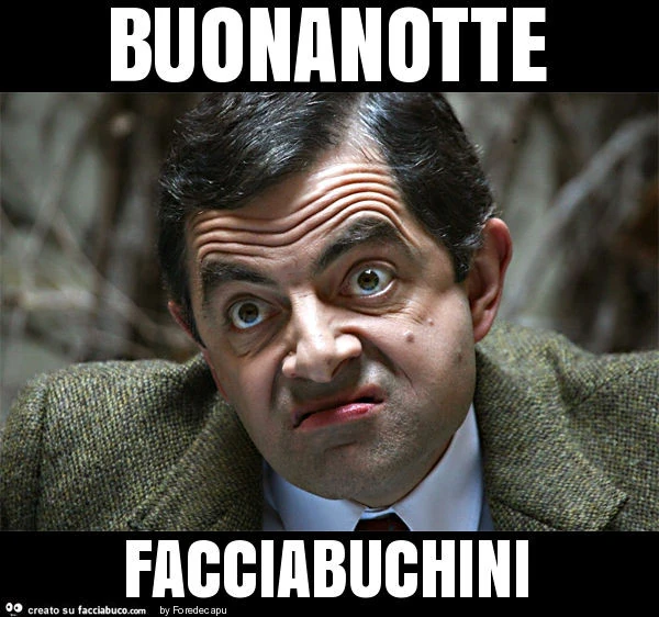Buonanotte facciabuchini