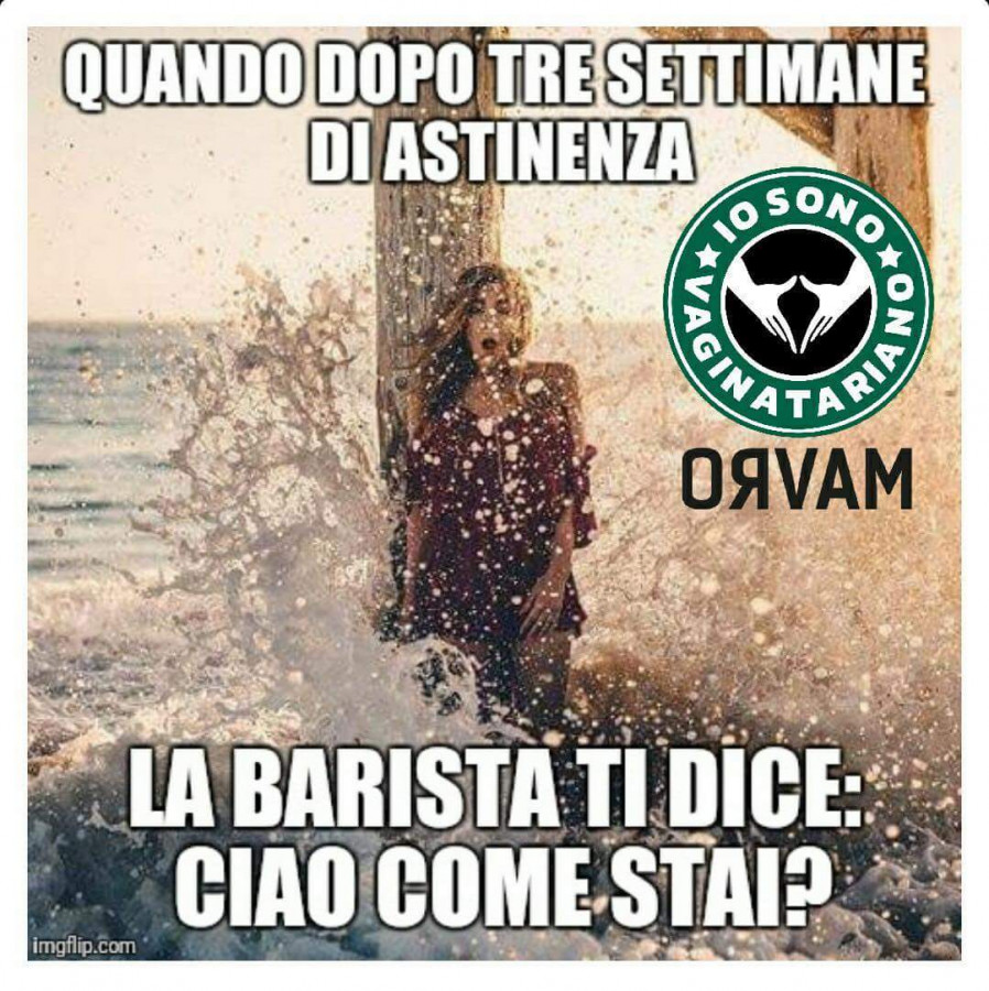 Quando dopo tre settimane di astinenza la barista ti dice ciao come stai -  Facciabuco.com