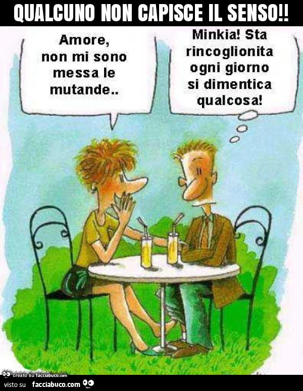 Qualcuno non capisce il senso