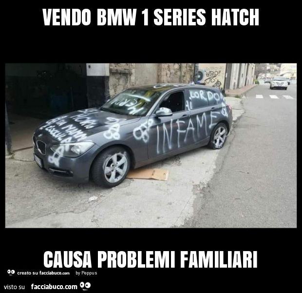 Vendo bmw 1 series hatch causa problemi familiari