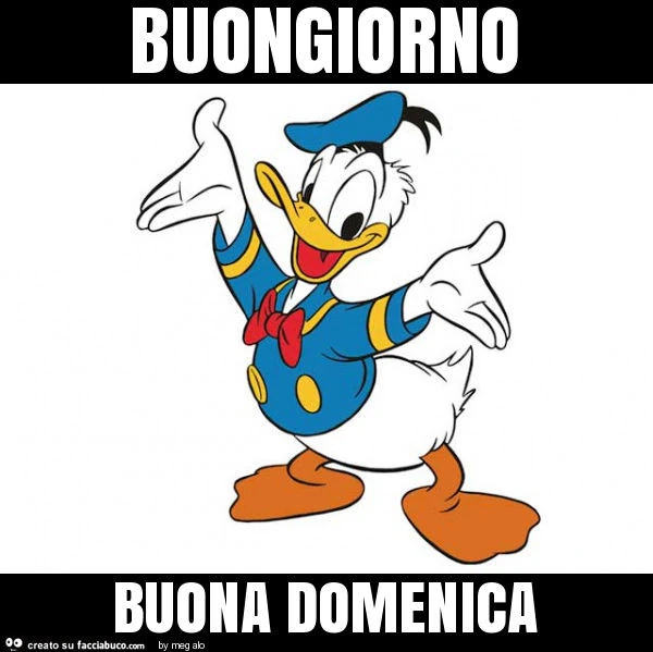 Buongiorno buona domenica