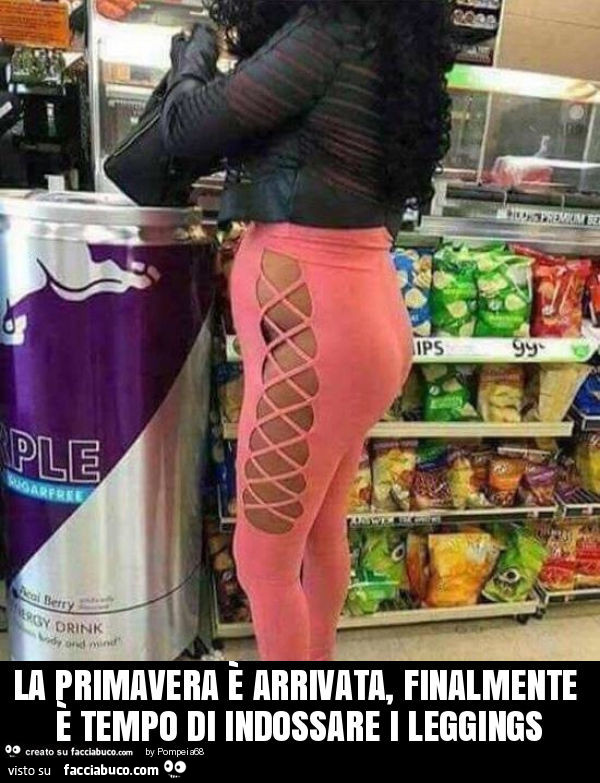 La primavera è arrivata, finalmente è tempo di indossare i leggings
