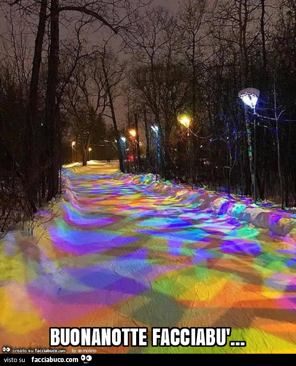 Buonanotte facciabù