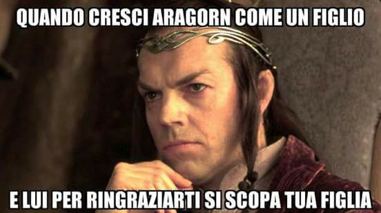 Elrond e Aragorn