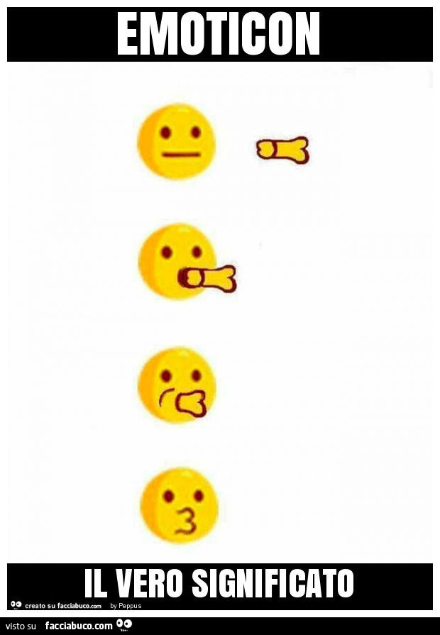 Emoticon il vero significato
