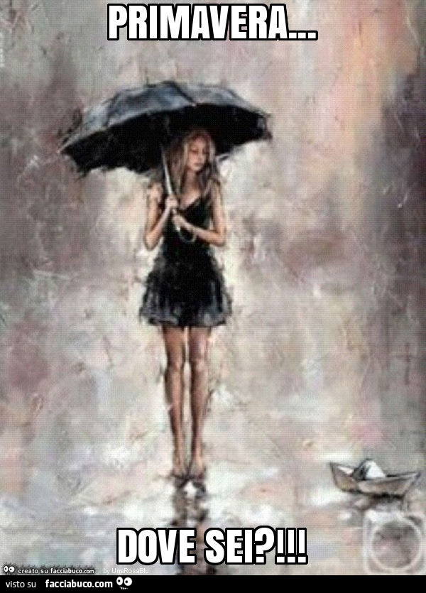 Primavera… dove sei?