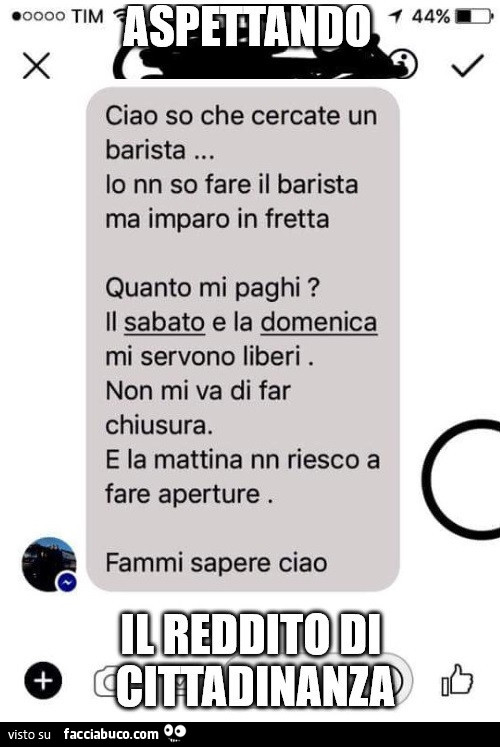Aspettando il reddito di cittadinanza