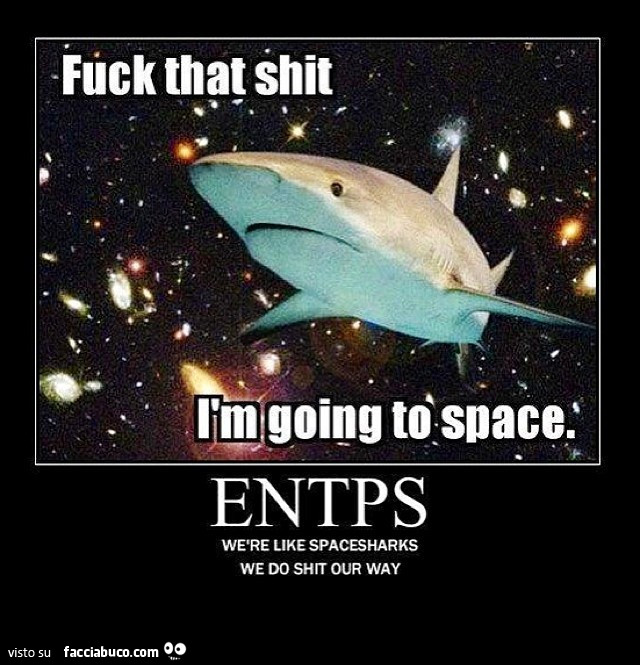 Fuck that shit I am going to space: entps