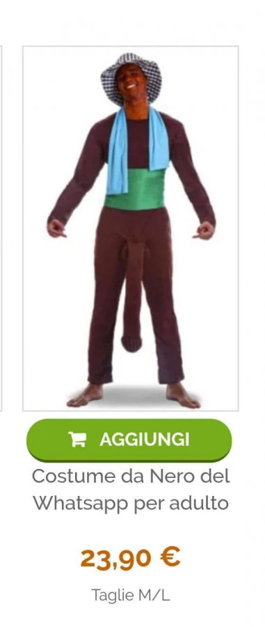 Costume da Nero di Whatsapp