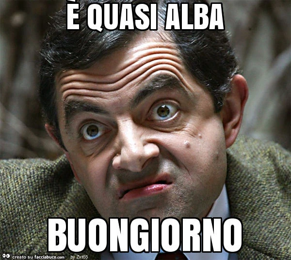 È quasi alba buongiorno