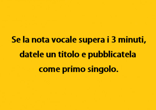 Se la nota vocale supera i 3 minuti, datele un titolo e pubblicatela come primo singolo