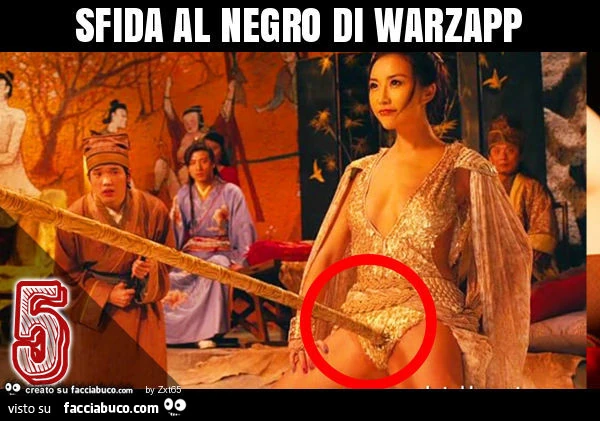 Sfida al negro di warzapp