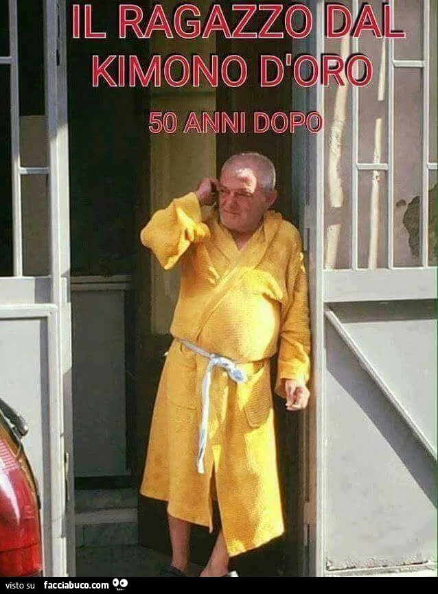 Il ragazzo dal kimono d'oro cinquanta anni dopo