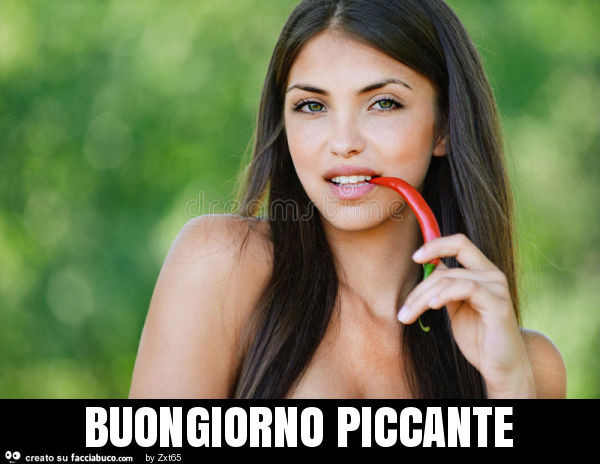 Buongiorno piccante