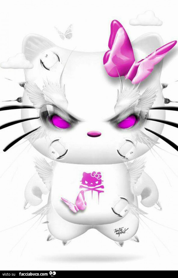 Hello Kitty arrabbiata