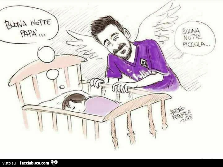 Buonanotte papà&hellip; Buonanotte piccola